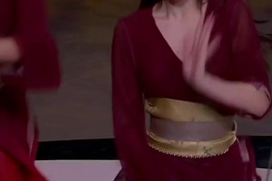 篮网啦啦队古风表演迎新春！被称颜值最高的啦啦队成员！